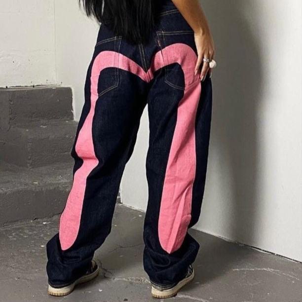 Lavina | Women Contrast Panel Flared Jeans